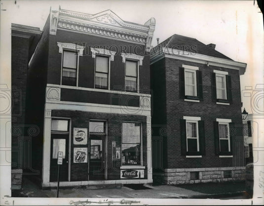 1915 Press Photo Corner house in the old German Village - Historic Images