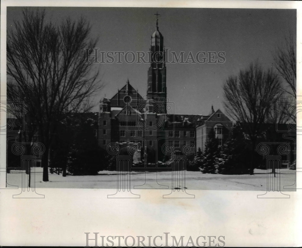 1972 Press Photo Pontifical College Josephinium in Columbus Ohio - Historic Images