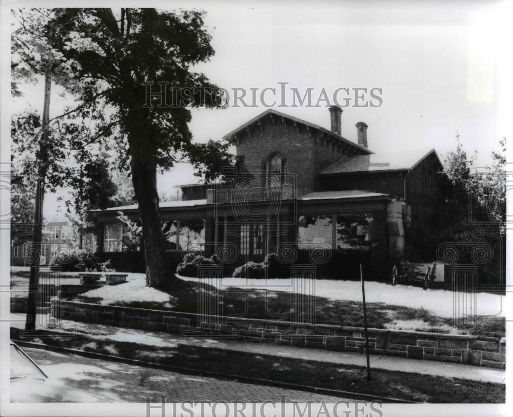 1979 Press Photo Historical house in Brecksville, Ohio - Historic Images