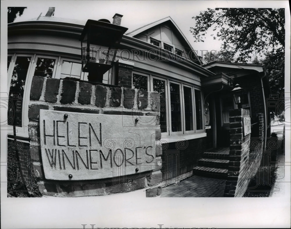 1968 Press Photo Helen Winnemore&#39;s Gift Shop in German Village, Columbus - Historic Images