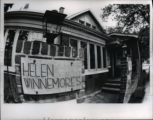 1968 Press Photo Helen Winnemore's Gift Shop in German Village, Columbus - Historic Images