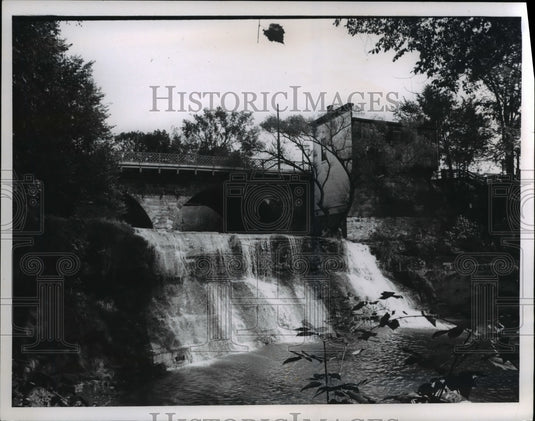1965 Press Photo Falls on Chagrin River - Ohio - Historic Images
