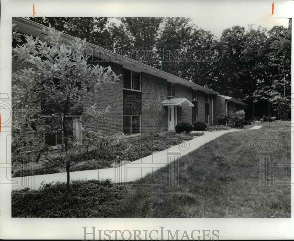 1976 Press Photo Hamlet Hills in Chagrin Falls in Ohio - Historic Images