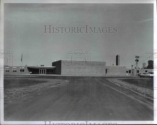 1962 Press Photo C.R. Townslee Elementary School in Center Road, Brunswick, Ohio - Historic Images