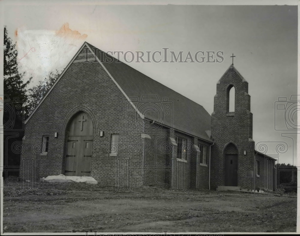1951 Press Photo Bethesda Lutherman Church Bay Village, Ohio - Historic Images