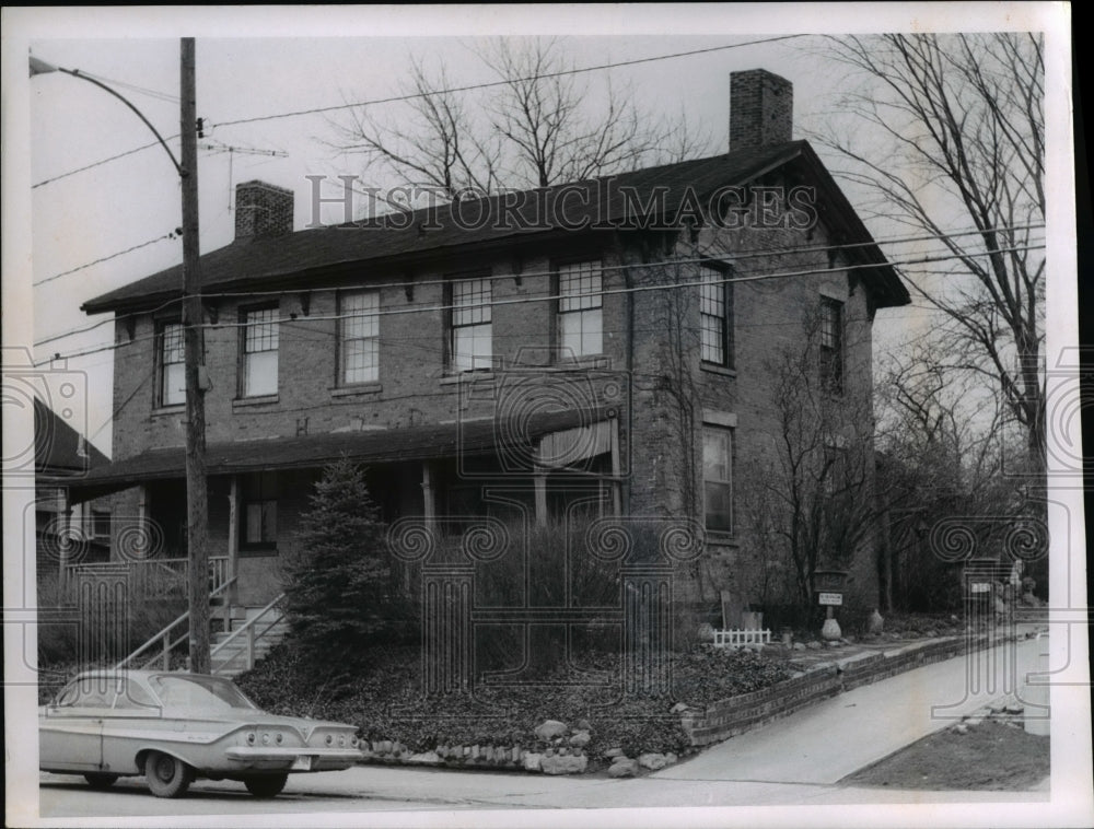 1968 Press Photo Dunham House built in 1832 was stagecoach stopover, Bedford O. - Historic Images