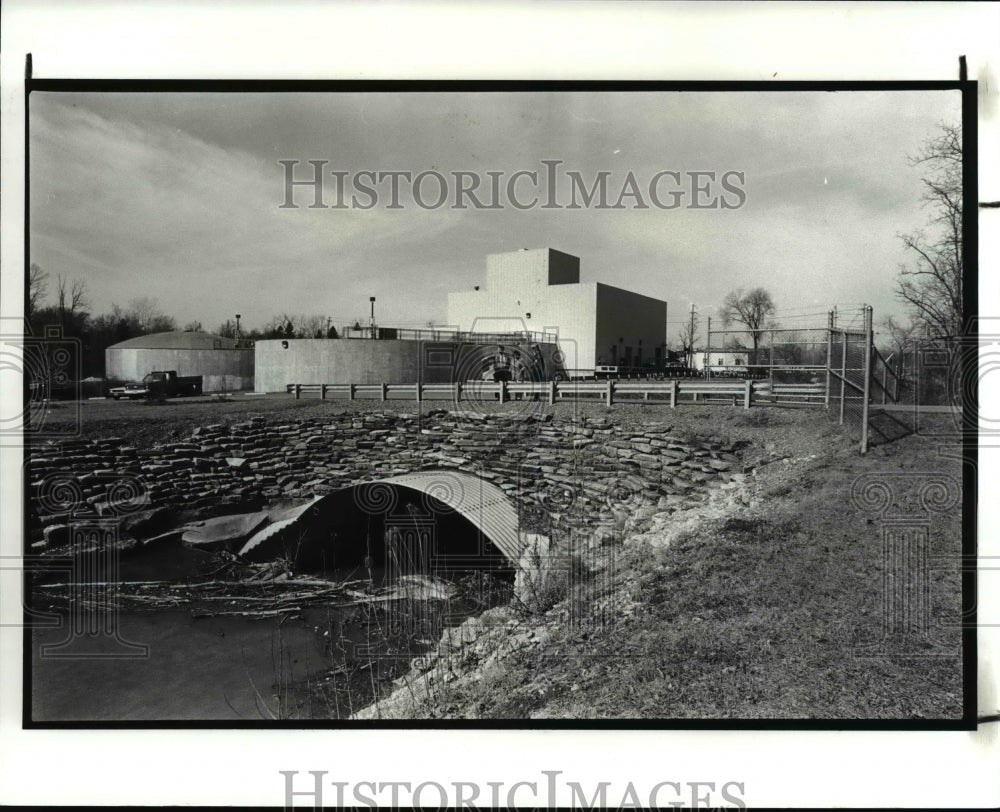 1987 Press Photo Berea Water treatment plant in Ohio - Historic Images