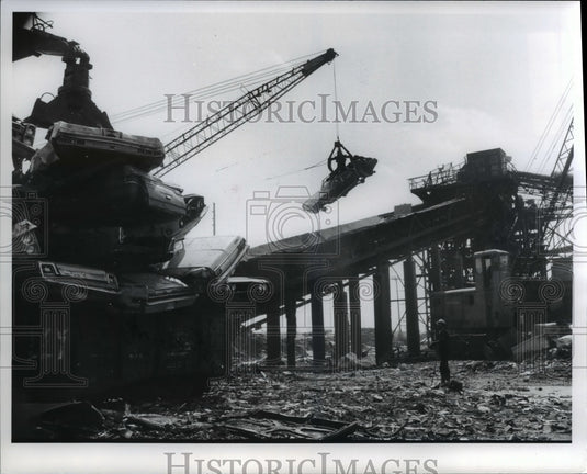 1977 Press Photo Lauria Auto Fragmentizer - Historic Images
