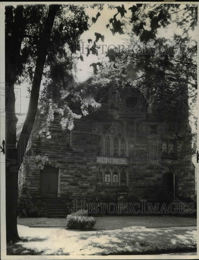 1945 Press Photo First Methodist Church Ohio, Berea - Historic Images