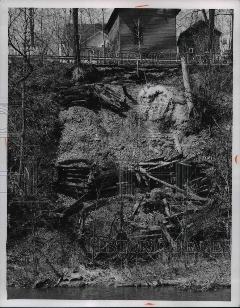 1966 Press Photo Mill St., Chagrin Falls Ohio - Historic Images