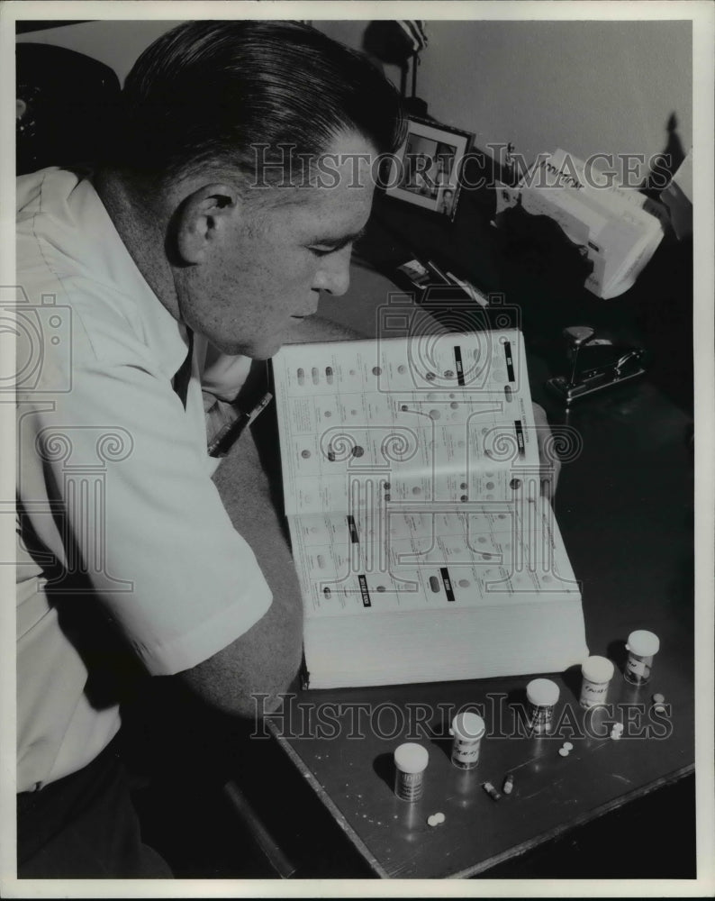 1973 Press Photo Sgt. Joseph Gardner of Shaker Heights Ohio Police - Historic Images