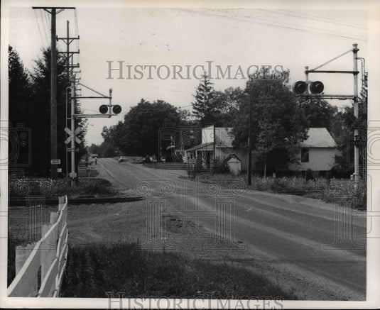 1972 Press Photo Street scene at Glenwillow, Ohio - Historic Images