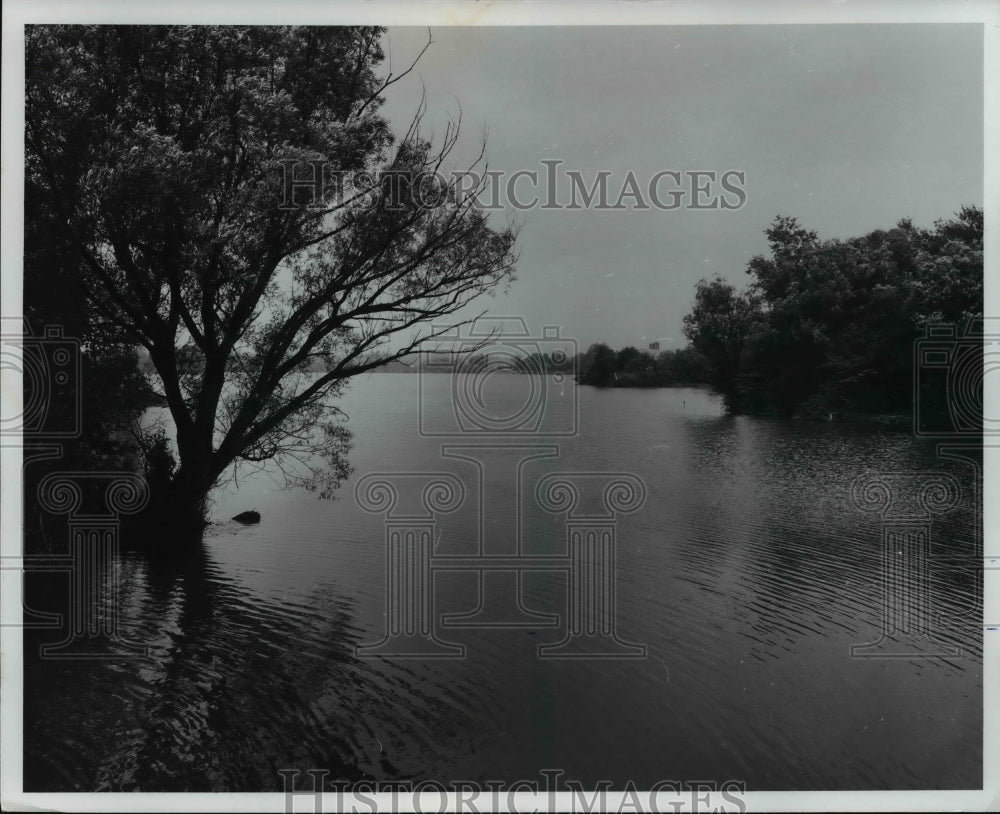 1970 Press Photo Lake forest in Hudson Ohio - Historic Images