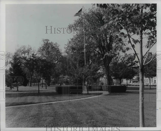 1970 Press Photo Park in Hudson Ohio - Historic Images