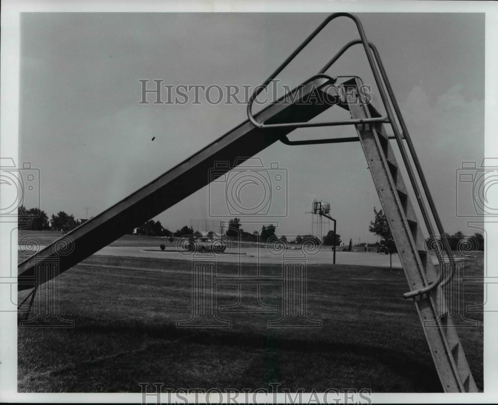 1970 Press Photo Cascade park in Hudson Ohio - Historic Images