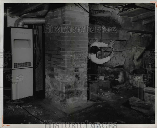 1968 Press Photo David Hudson house in Hudson, Ohio - Historic Images