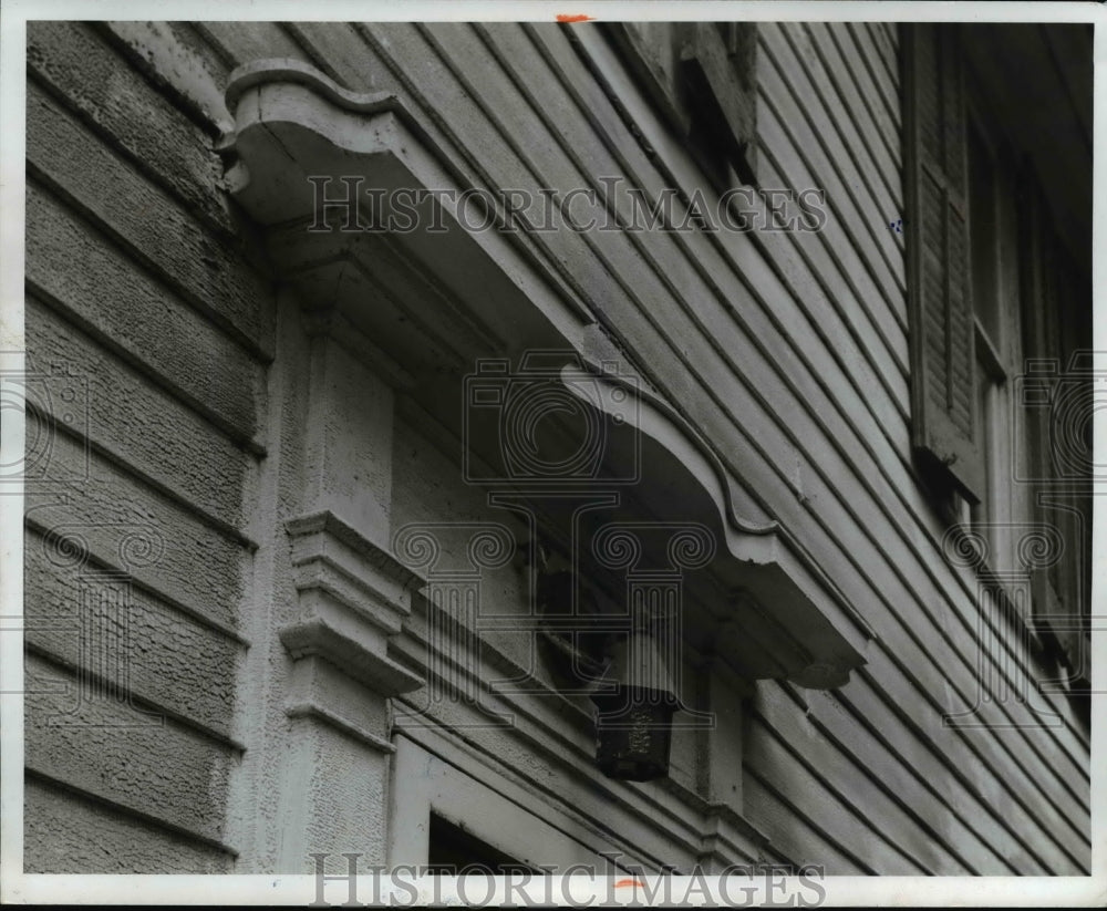 1968 Press Photo David Hudson house in Hudson, Ohio - Historic Images