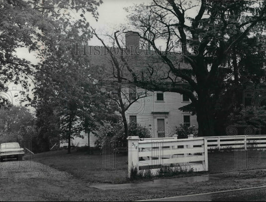 1973 Press Photo David Hudson house in Hudson Ohio, built in 1806 - Historic Images