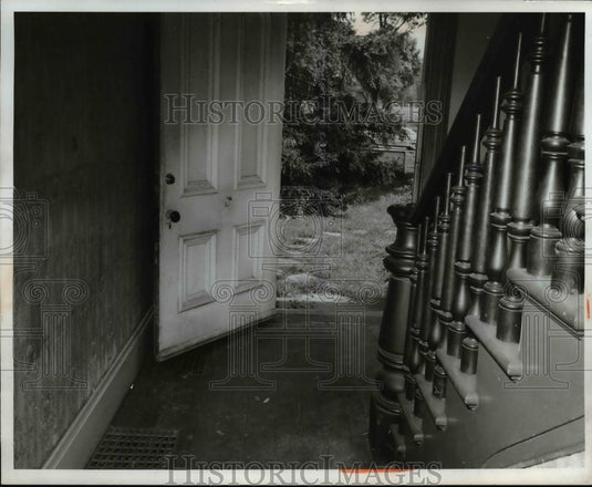 1968 Press Photo David Hudson house in Hudson Ohio, built in 1806 - Historic Images