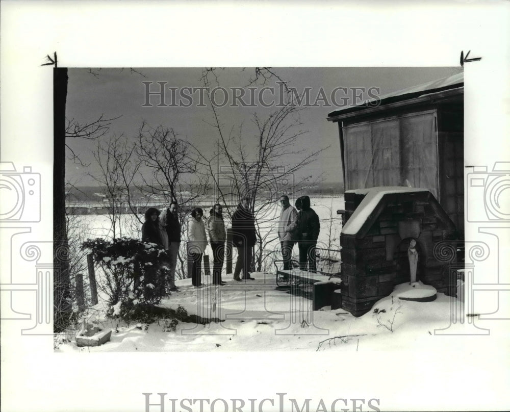 1985 Press Photo Ohio Garfield Heights - Group of concerned citizens - cvb02324-Historic Images