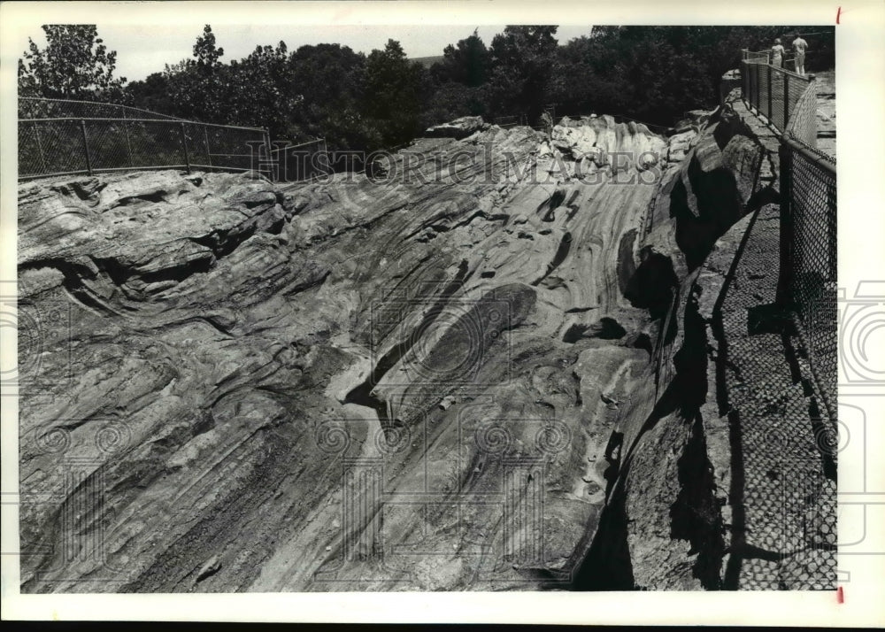 1981 Press Photo Kelly&#39;s Island Ohio - Historic Images