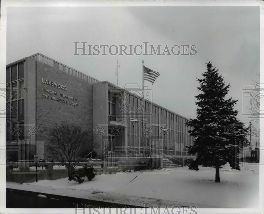 1972 Press Photo Municipal Department of Lakewood Ohio - Historic Images