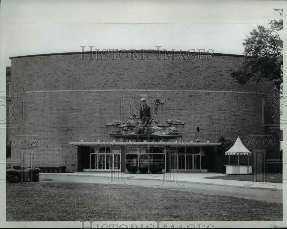 1964 Press Photo Lakewood High School Circle Auditorium in Ohio - Historic Images