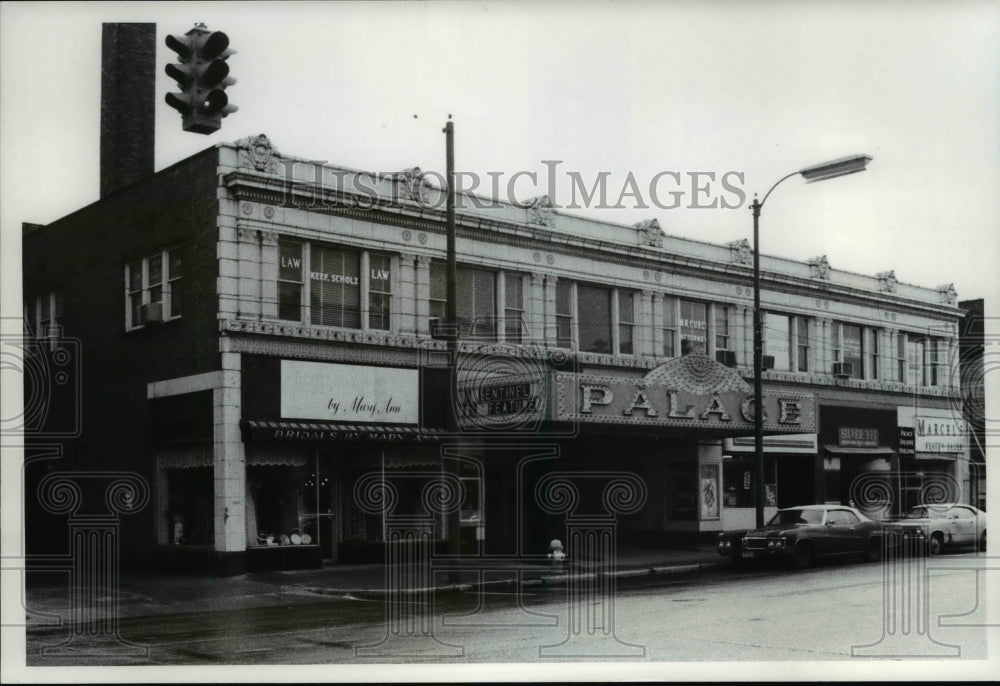 1977 Press Photo Palace Theater in Lorain Ohio - Historic Images