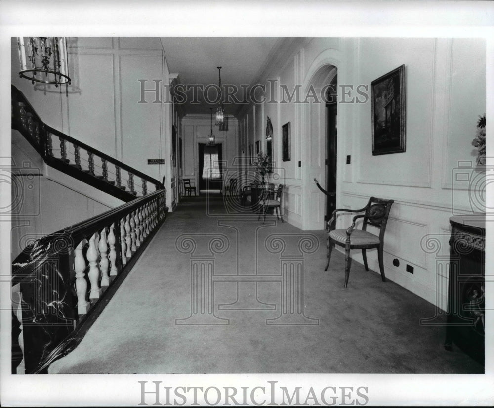 1974 Press Photo Ohio Mansfield-Kingwood Grand Hall - Historic Images