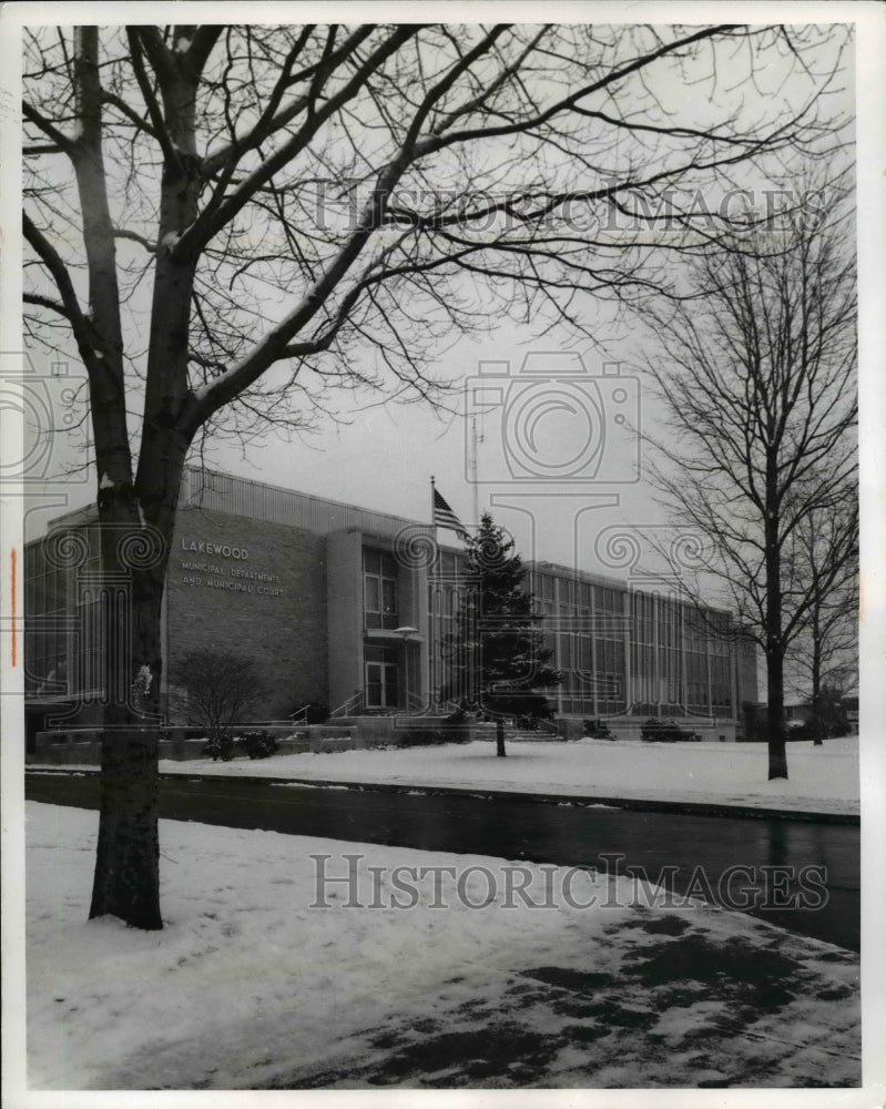 1972 Press Photo Lakewood City hall, Ohio - Historic Images