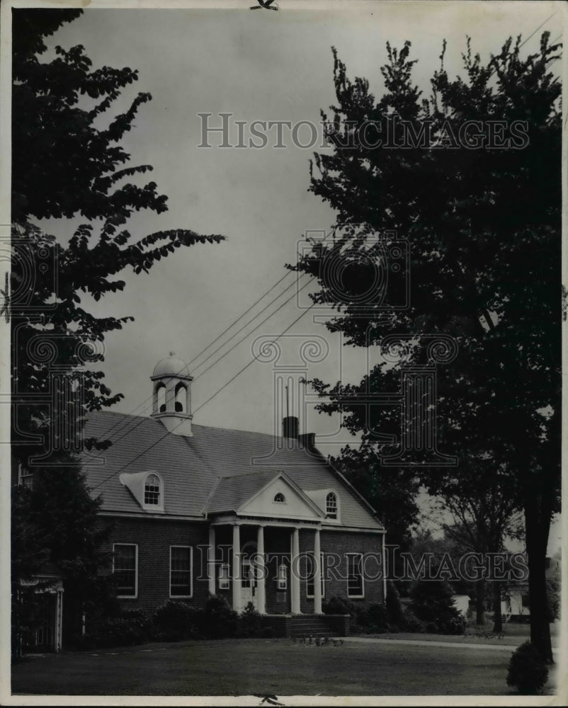 1947 Press Photo Lyndhurst Town Hall, Lyndhurst Ohio - Historic Images