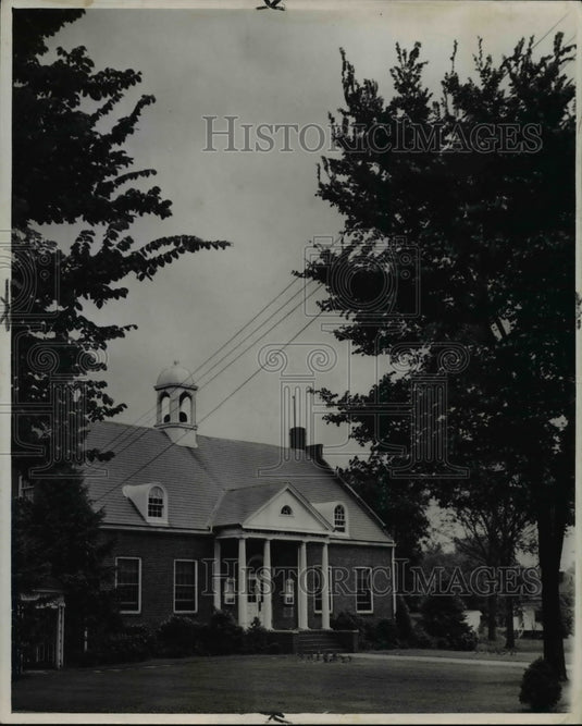 1947 Press Photo Lyndhurst Town Hall, Lyndhurst Ohio - Historic Images