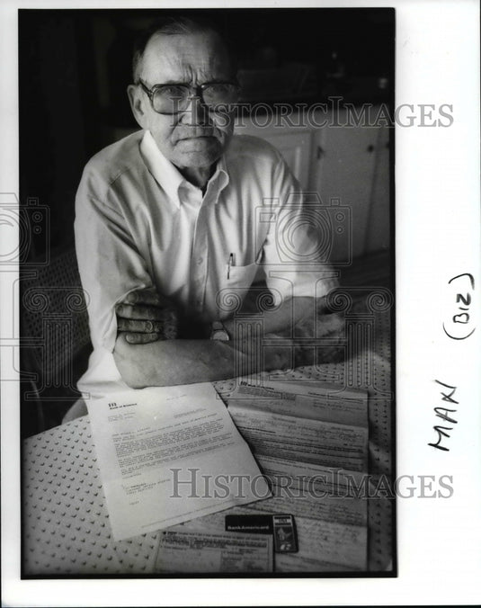 1989 Press Photo Arnold Workman, victim of boiler room operation - Historic Images