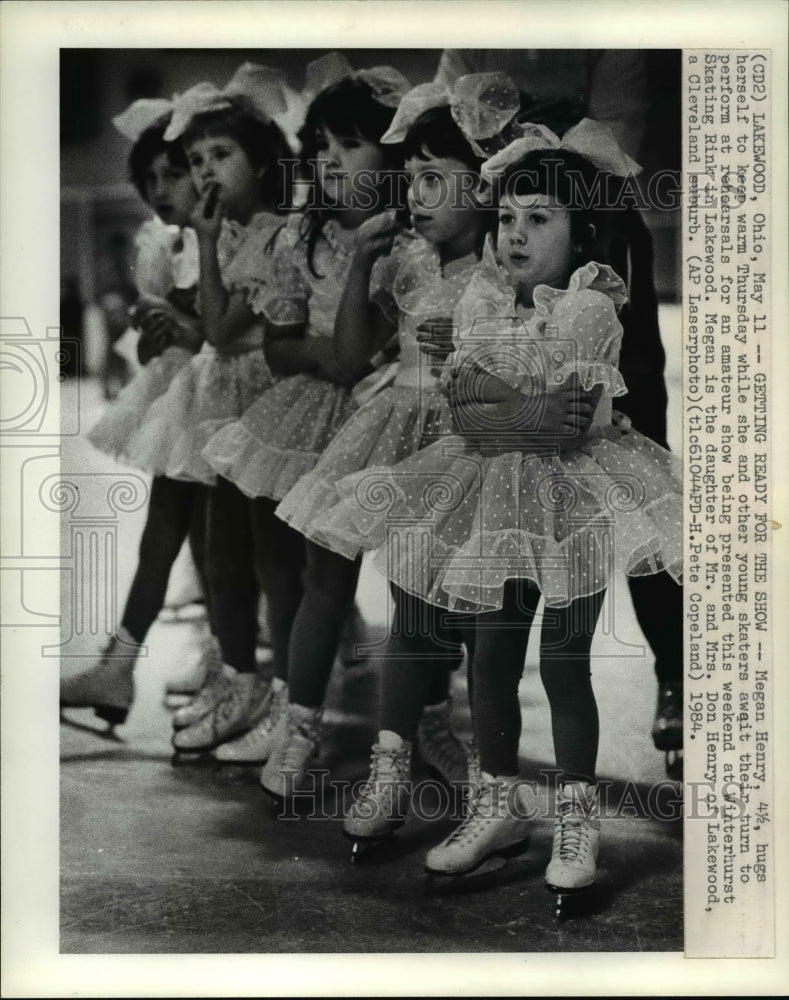 1984 Press Photo Megan Henry will perform at Winterhurst Skating Club, Lakewood - Historic Images