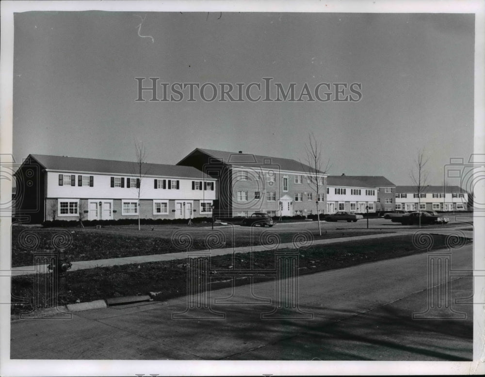 1965 Press Photo Kentworth Apartments, 23750 David Drive, North Olmsted Ohio - Historic Images