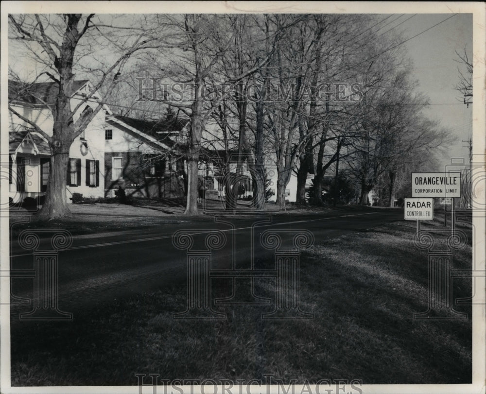 1972 Press Photo Peaceful county of Orangeville Ohio - Historic Images