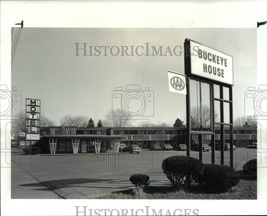 1987 Press Photo Buckeye House Hotel, Ohio North Olmsted - Historic Images