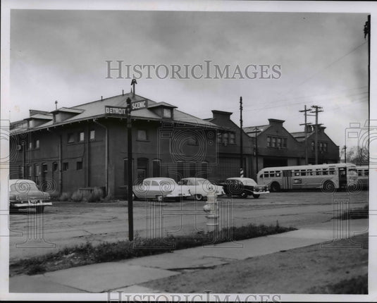 1953 Press Photo Rocky River C.T.S. Station, Ohio - Historic Images