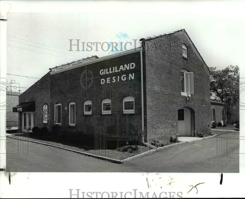 1989 Press Photo Gilliland Design 19915 Lake Rd, Rocky River Ohio - Historic Images