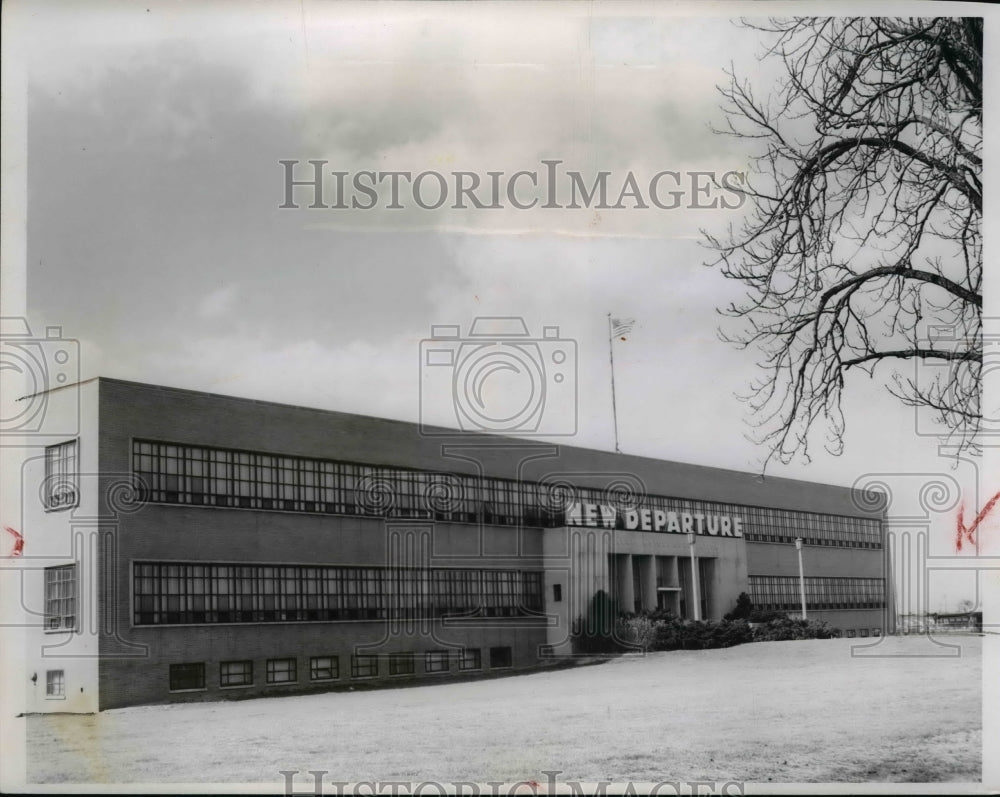 1957 Press Photo New departure plant, Sandusky Ohio - Historic Images