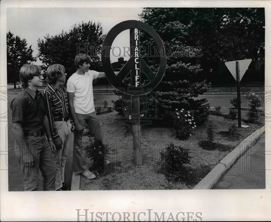1971 Press Photo Dwain Kenkoff, Gregg Gyorgak and Christopher Lorve of Ohio - Historic Images