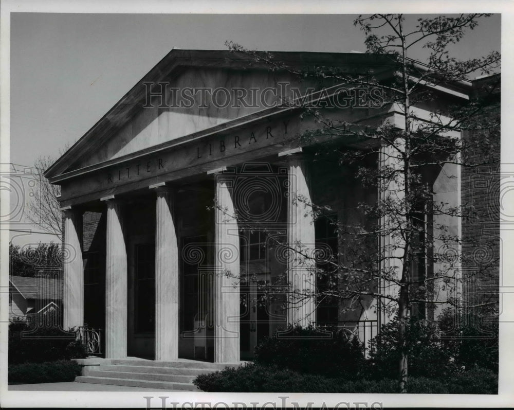 1966 Press Photo Ritter Library at Vermilion Ohio - Historic Images