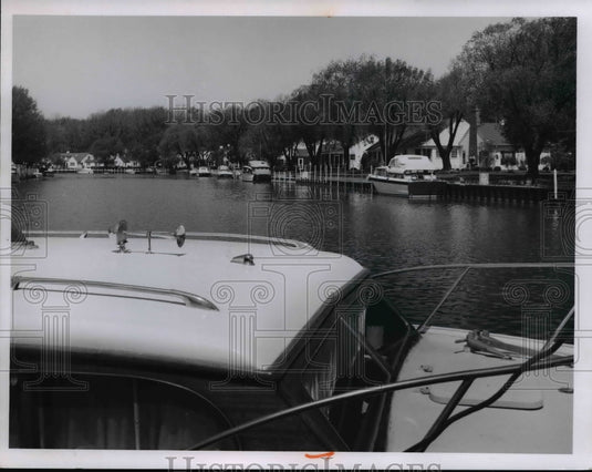 1966 Press Photo Lagoon at Vermilion Ohio - Historic Images