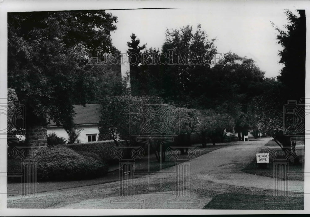 1972 Press Photo A view in Waite Hill, Lake County, Ohio - Historic Images