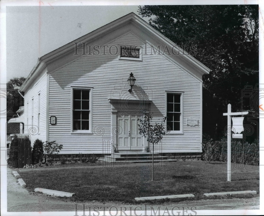 1973 Press Photo Old Council Hall in Mentor Ohio - Historic Images