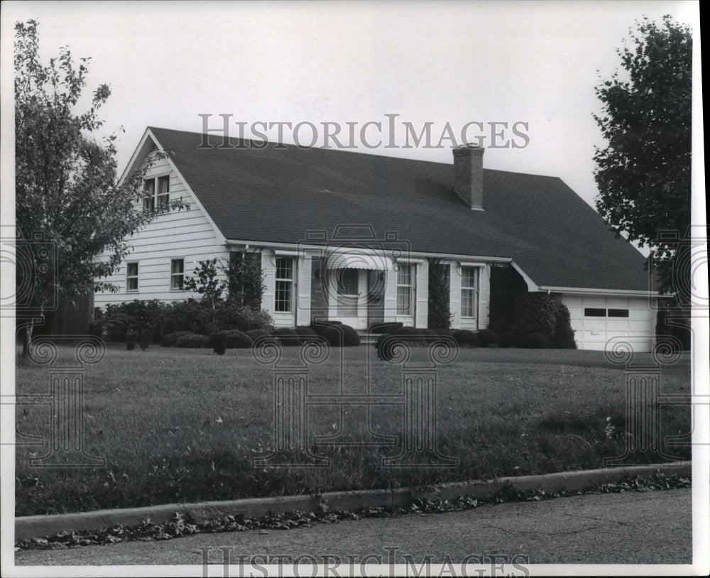 1971 Press Photo Mary Lane house in Mentor Ohio - Historic Images