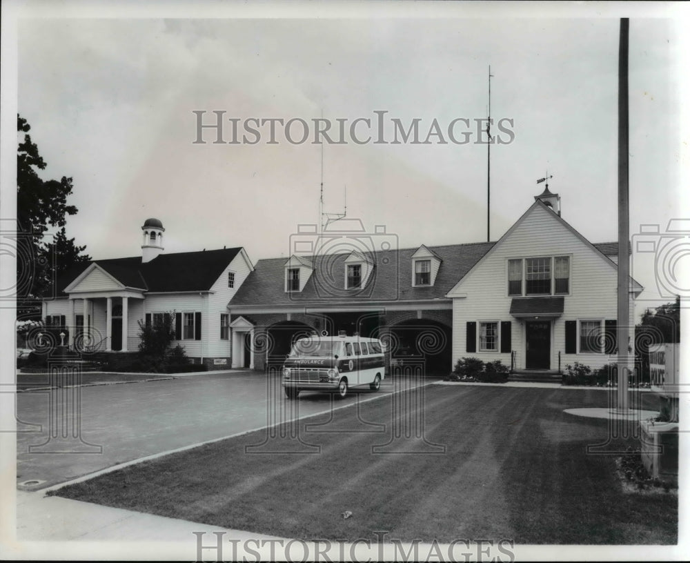 1970 Press Photo An ambulance in Mayfield Heights Ohio - Historic Images