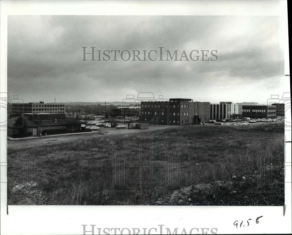 1989 Press Photo Rockside Road office buildings, Independence Ohio - Historic Images