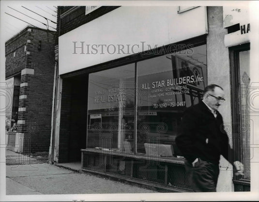 1965 Press Photo Muszynski Realty Office in Miles Ohio - Historic Images
