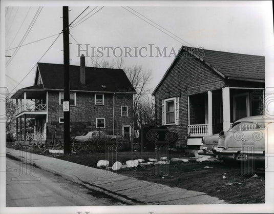 1965 Press Photo Houses on Naples Avenue, Miles Ohio - Historic Images